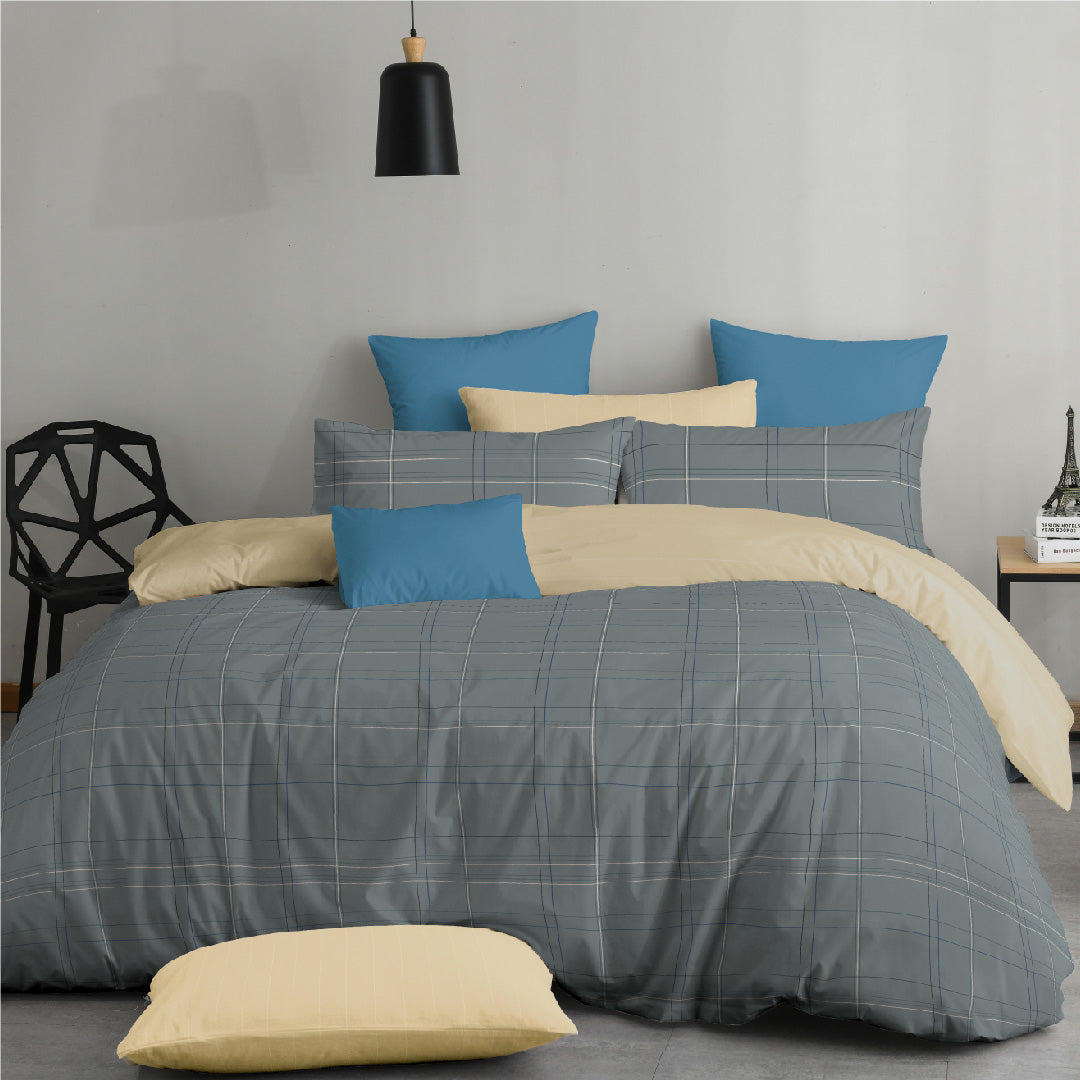 Novelle Serene Fitted Bedsheet Set - Cotton Non-Iron (Single/Queen/King) B2/B3