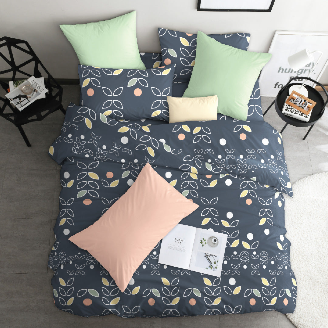 Bedtalk Super Soft Yarn Cannes Collection Fitted Bedsheet Set - 700TC