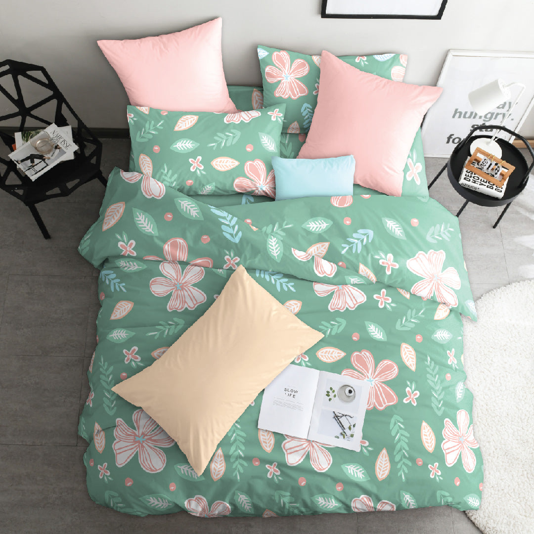 Bedtalk Super Soft Yarn Cannes Collection Fitted Bedsheet Set - 700TC