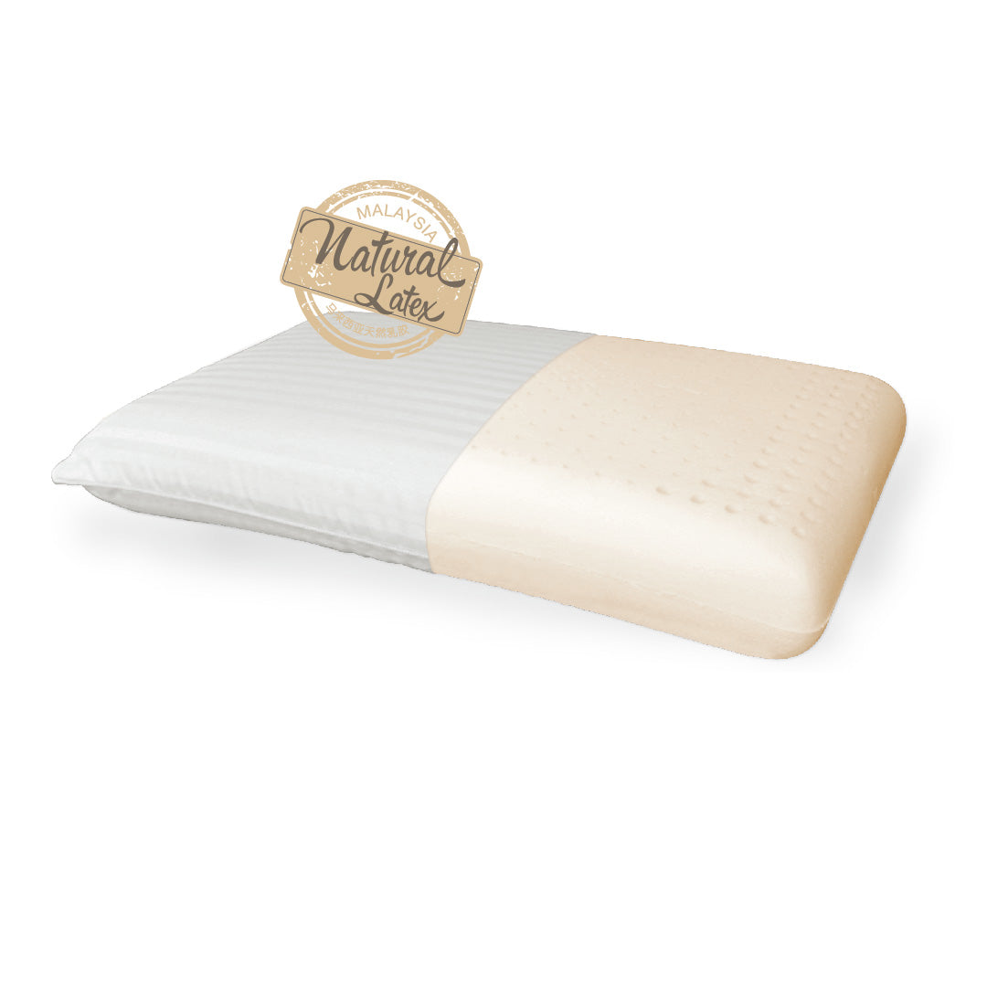 Jean Perry Bio-Latex Back Sleeper Pillow | 100% High Quality Malaysia Natural Latex