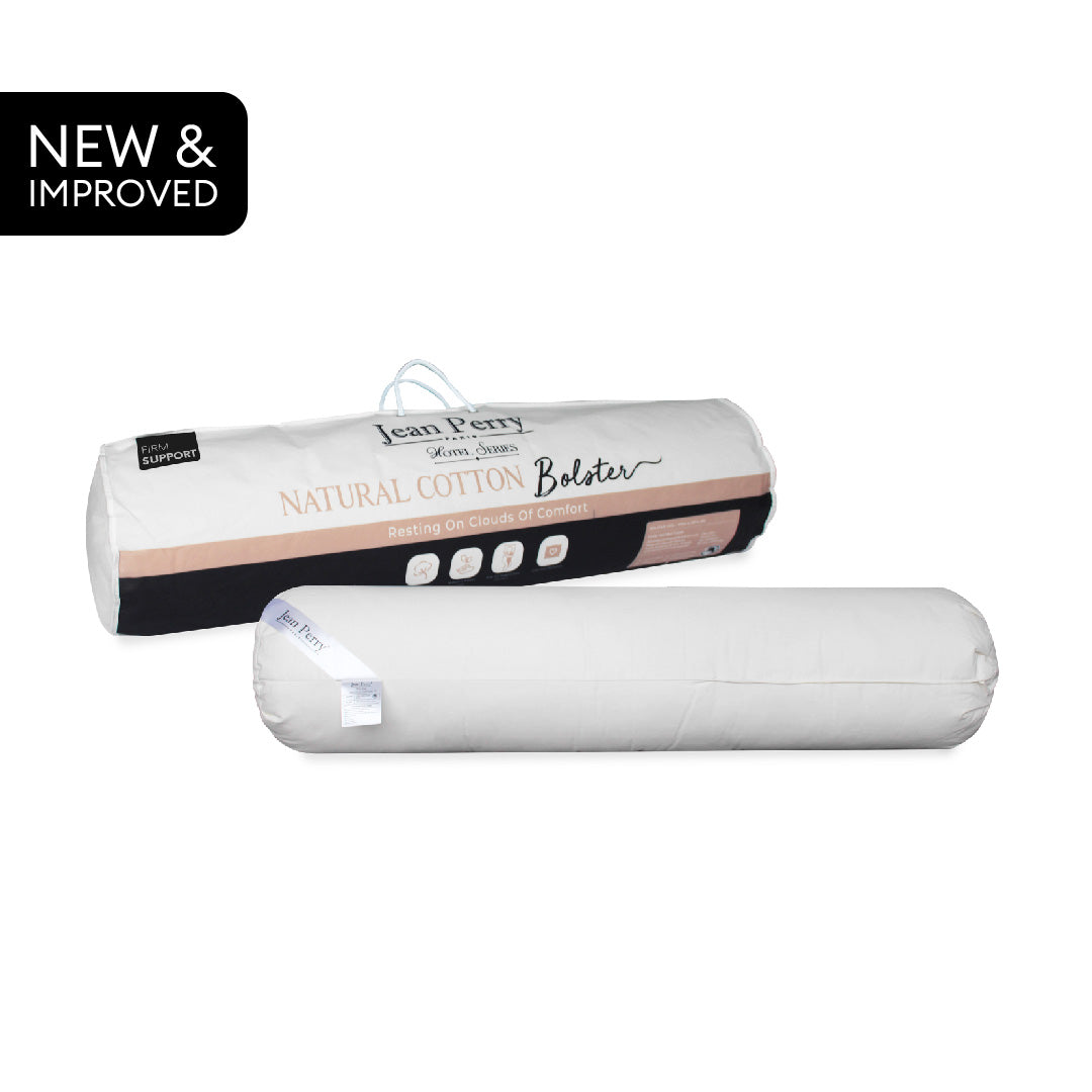 Jean Perry Hotel Series Natural Cotton Bolster