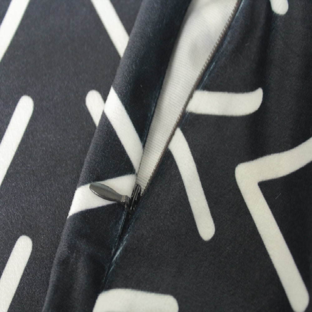 Niki Cains Monochrome Cushion