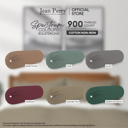 Novelle Cotton Non-Iron Spectrum Colours 1pc Bolster Case - 900TC B8