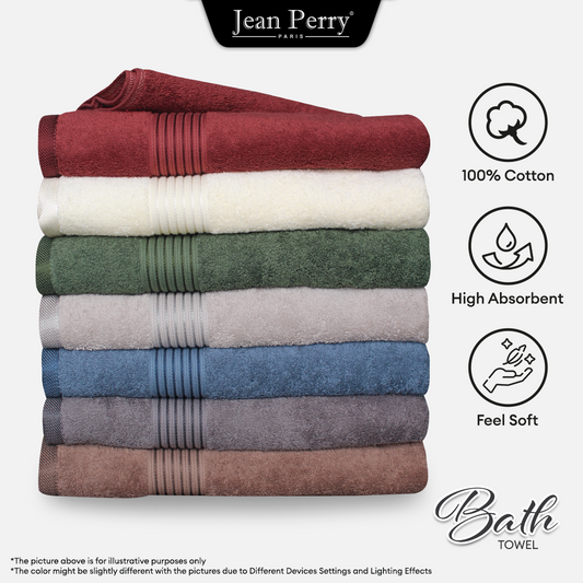 [MARKDOWN PRICE] Jean Perry Manhattan Bath Towel | 100% Cotton (27" x 54")