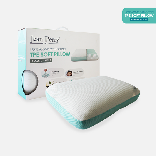 Jean Perry Honeycomb Orthopedic TPE Soft Classic Memory Pillow
