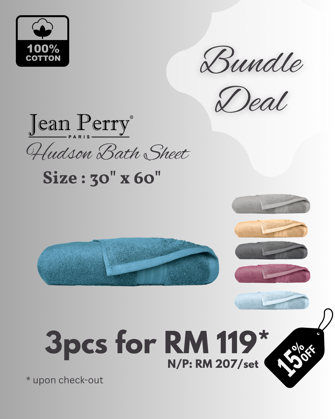 Jean Perry Malaysia Official Brand Store Bedsheet, Pillow & Bedding