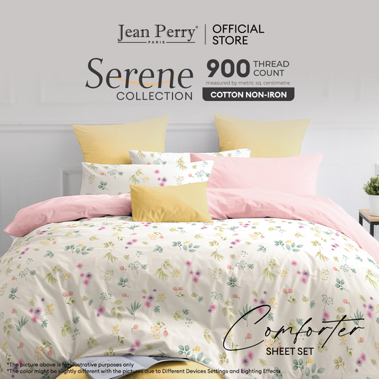 Novelle Serene Comforter Set - Cotton Non-Iron (Super Single/Queen/King) B4