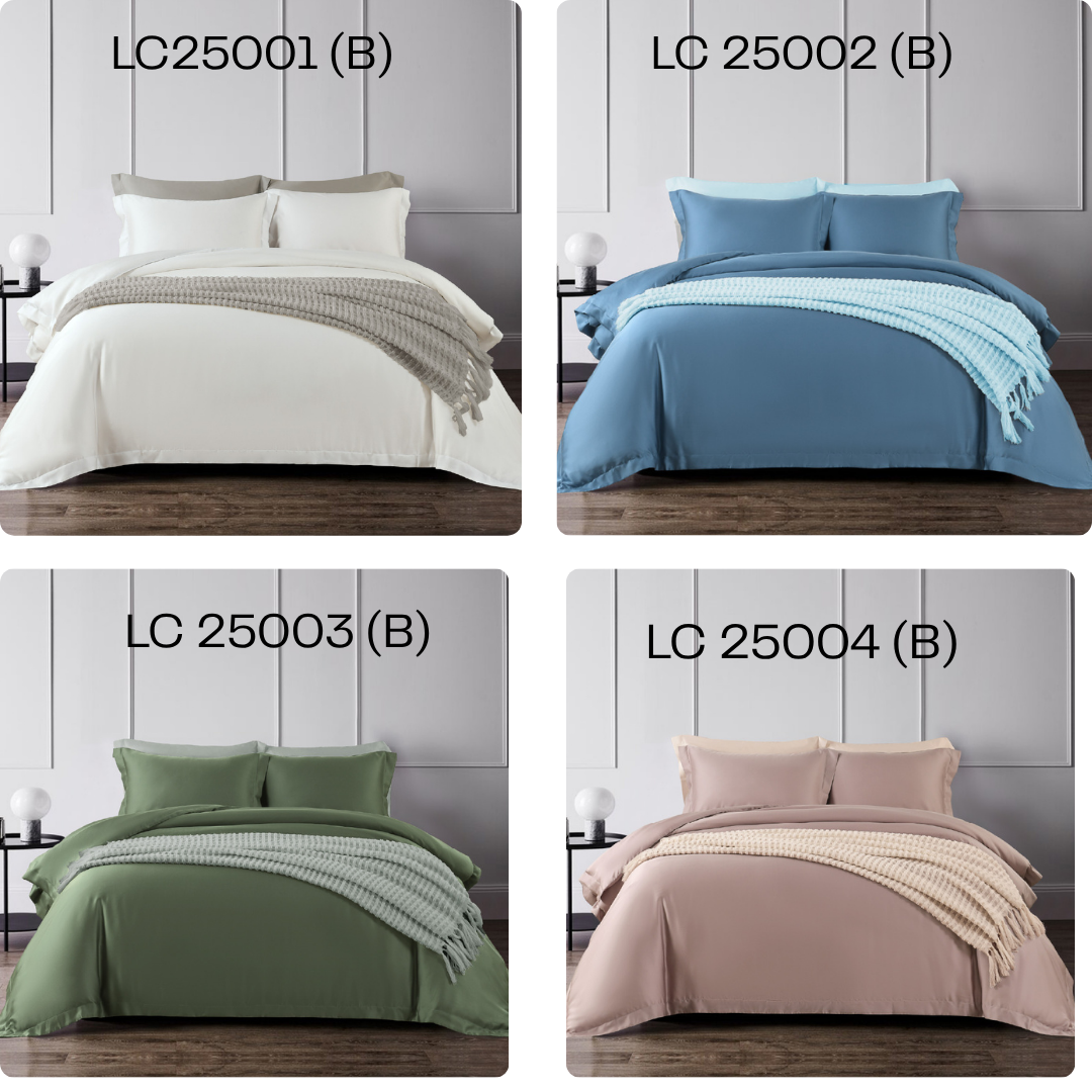 [BUNDLE DEAL] LOUIS CASA TENCEL™ Benevento Quilt Cover Set (8pcs Set)