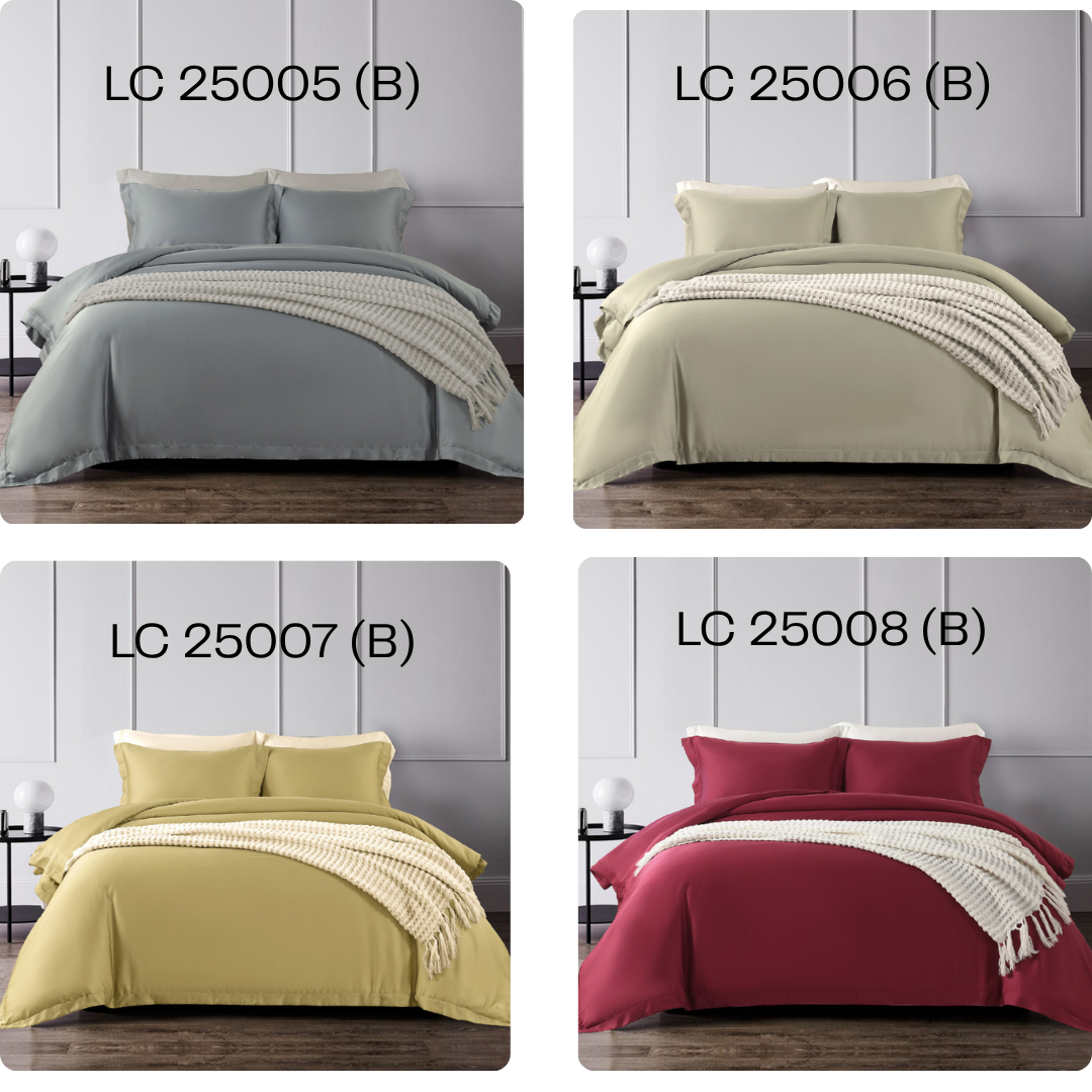 [BUNDLE DEAL] LOUIS CASA TENCEL™ Benevento Quilt Cover Set (8pcs Set)