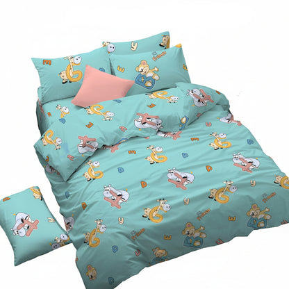 Novelle Fun Land Fitted Bedsheet Set | Cotton Non-Iron 900TC
