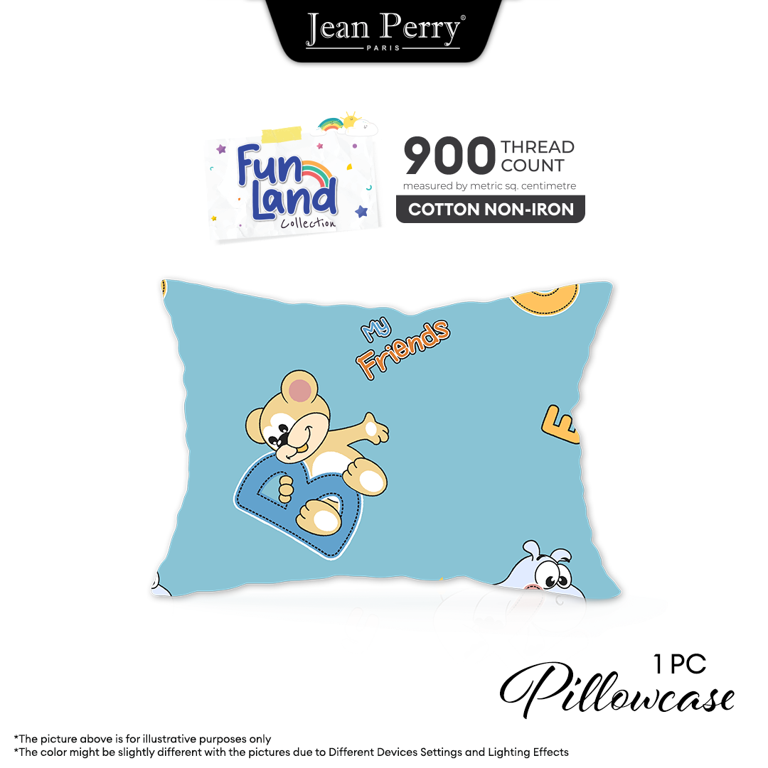 Novelle Fun Land 1pc Pillow Case | Cotton Non-Iron