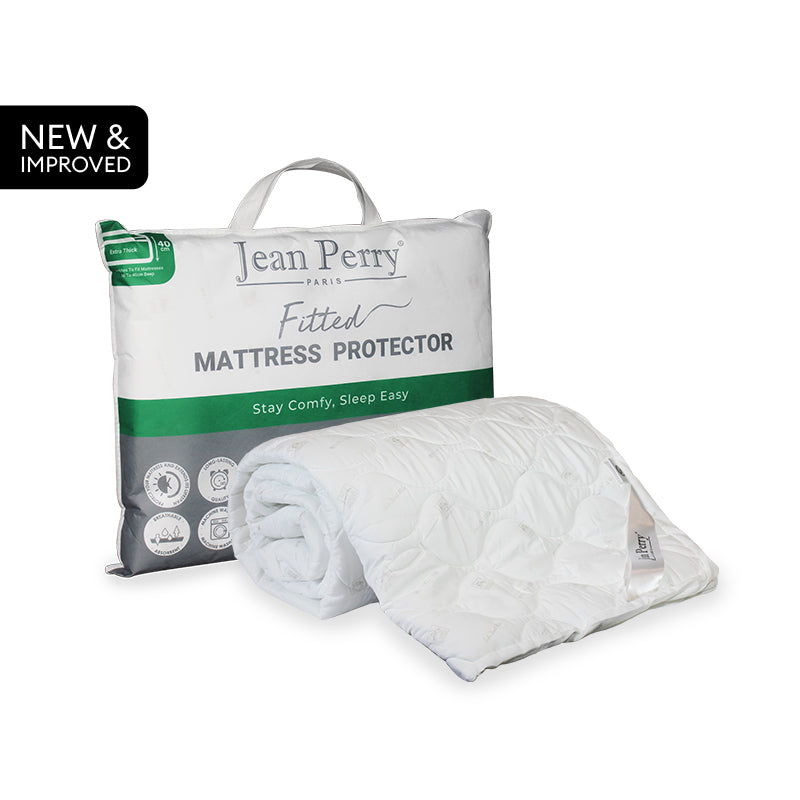 Jean Perry Fitted Mattress Extra Thick Protector (40cm)