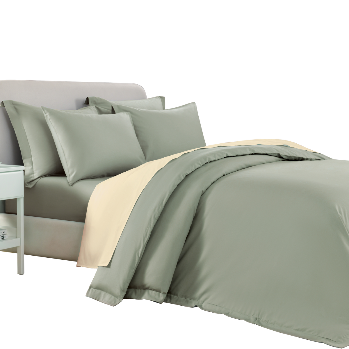 Jean Perry Colorie Fitted Bedsheet Set | 100% Combed Cotton Sateen 1000TC