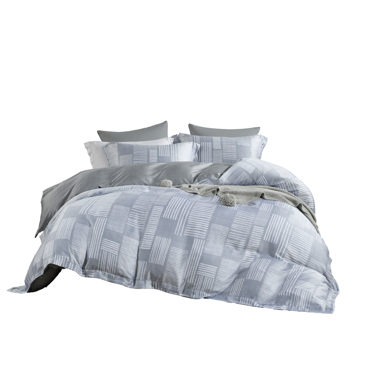Jean Perry EcoSilk® Cascia Quilt Cover Set | 100% Natural Plant Fiber 1200TC