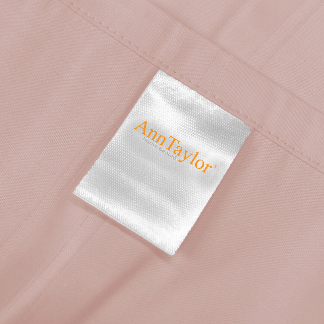 Ann Taylor 100% Combed Cotton Sateen Modern Ease 2pcs Pillow Case -  980TC