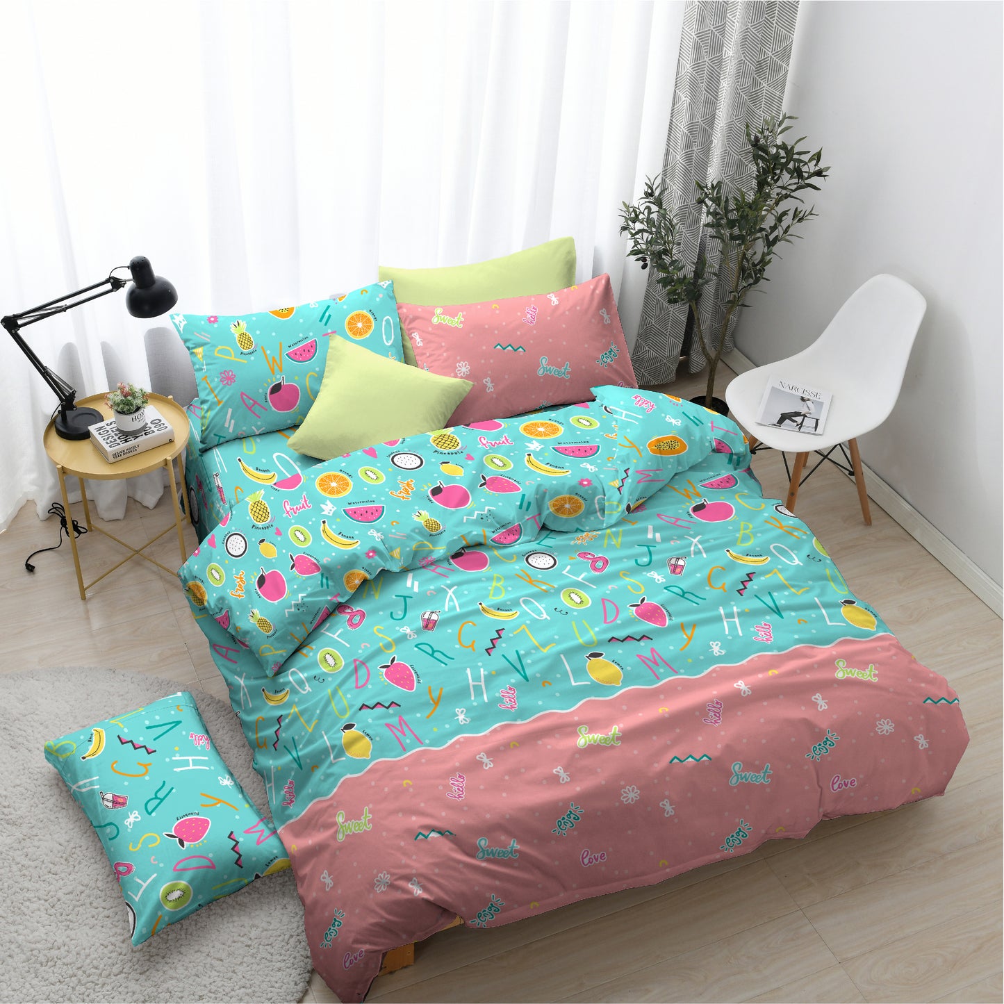 Ann Taylor Eco Cotton Super Star Junior Fitted Bedsheet Set - 750TC