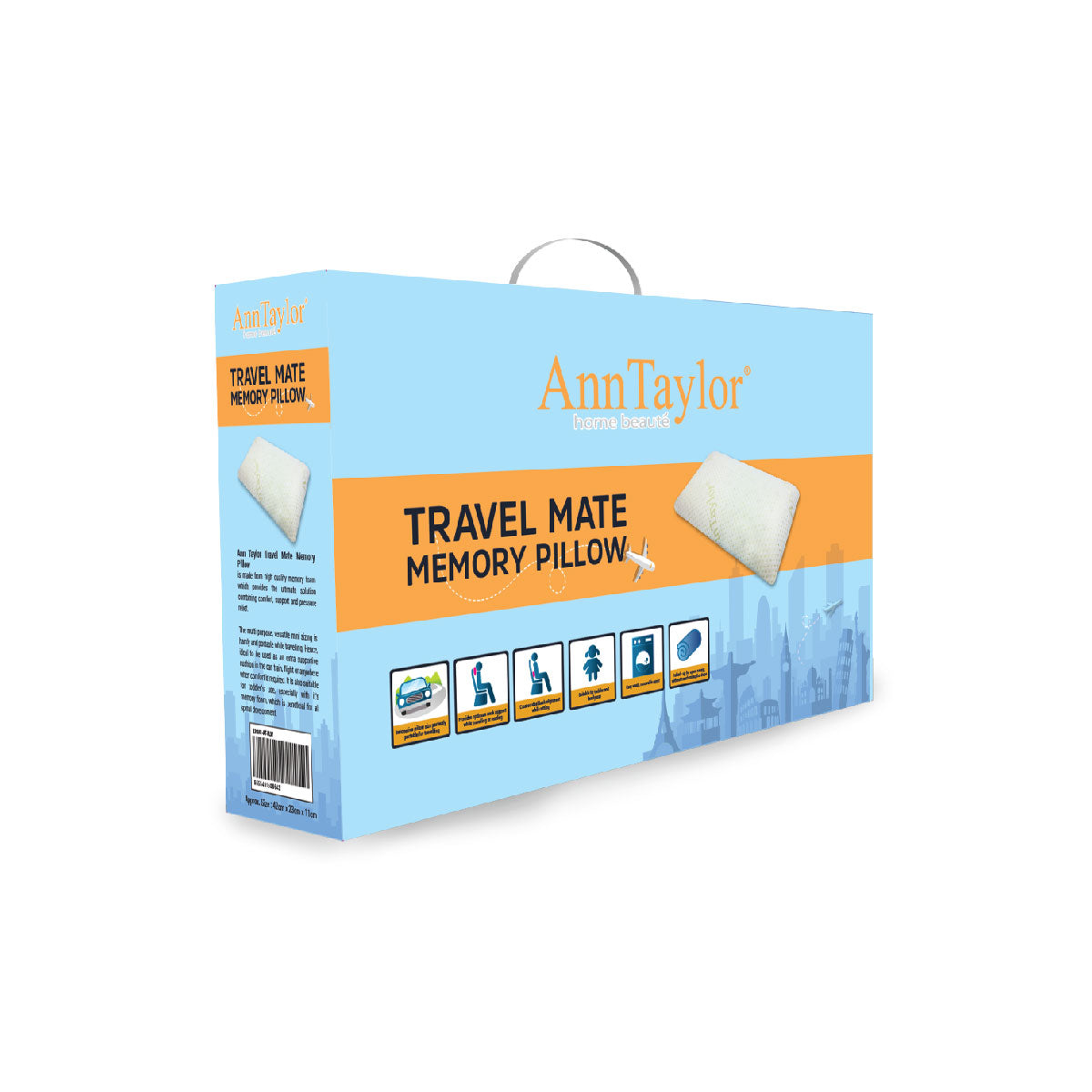 Ann Taylor Travel Mate Memory Pillow