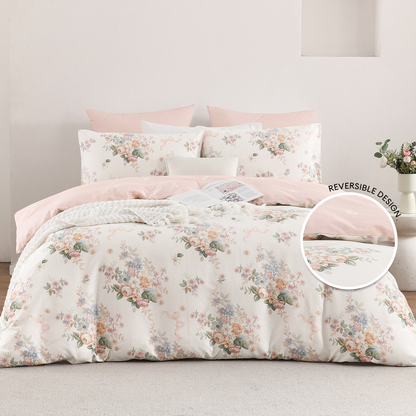 Ann Taylor Cotton Dream Comforter Set -  100% Combed Cotton Sateen  (Queen/King)