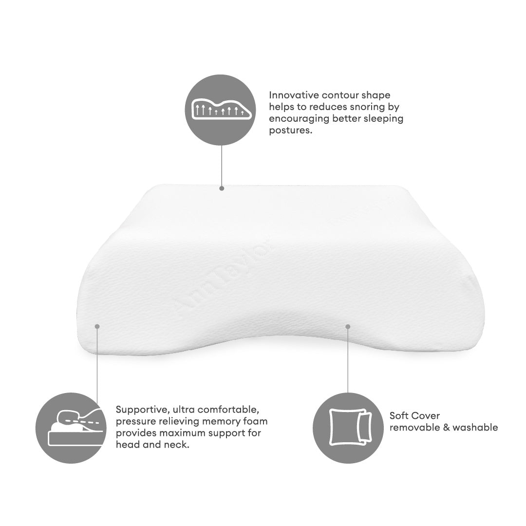 Ann Taylor Anti Snore Memory Pillow