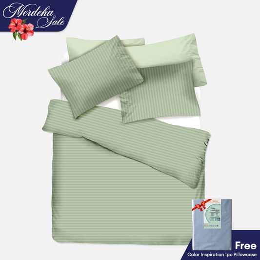 Ann Taylor Super Soft Yarn Colour Inspiration Fitted Bedsheet Set - 620TC