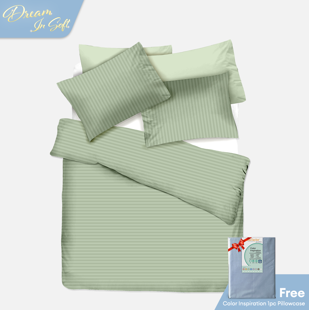 Ann Taylor Super Soft Yarn Colour Inspiration Fitted Bedsheet Set - 620TC