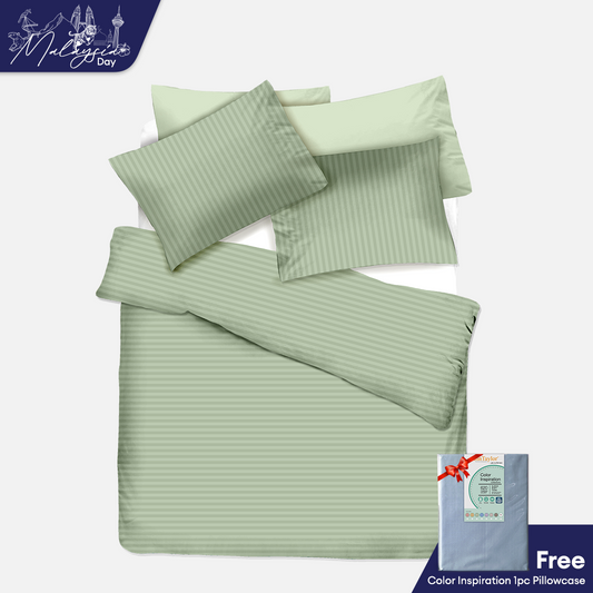 Ann Taylor Super Soft Yarn Colour Inspiration Fitted Bedsheet Set - 620TC
