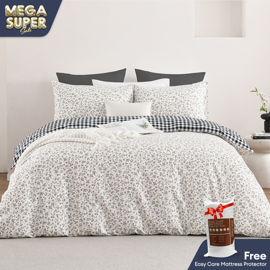 Ann Taylor Cotton Dream Comforter Set -  100% Combed Cotton Sateen  (Queen/King)