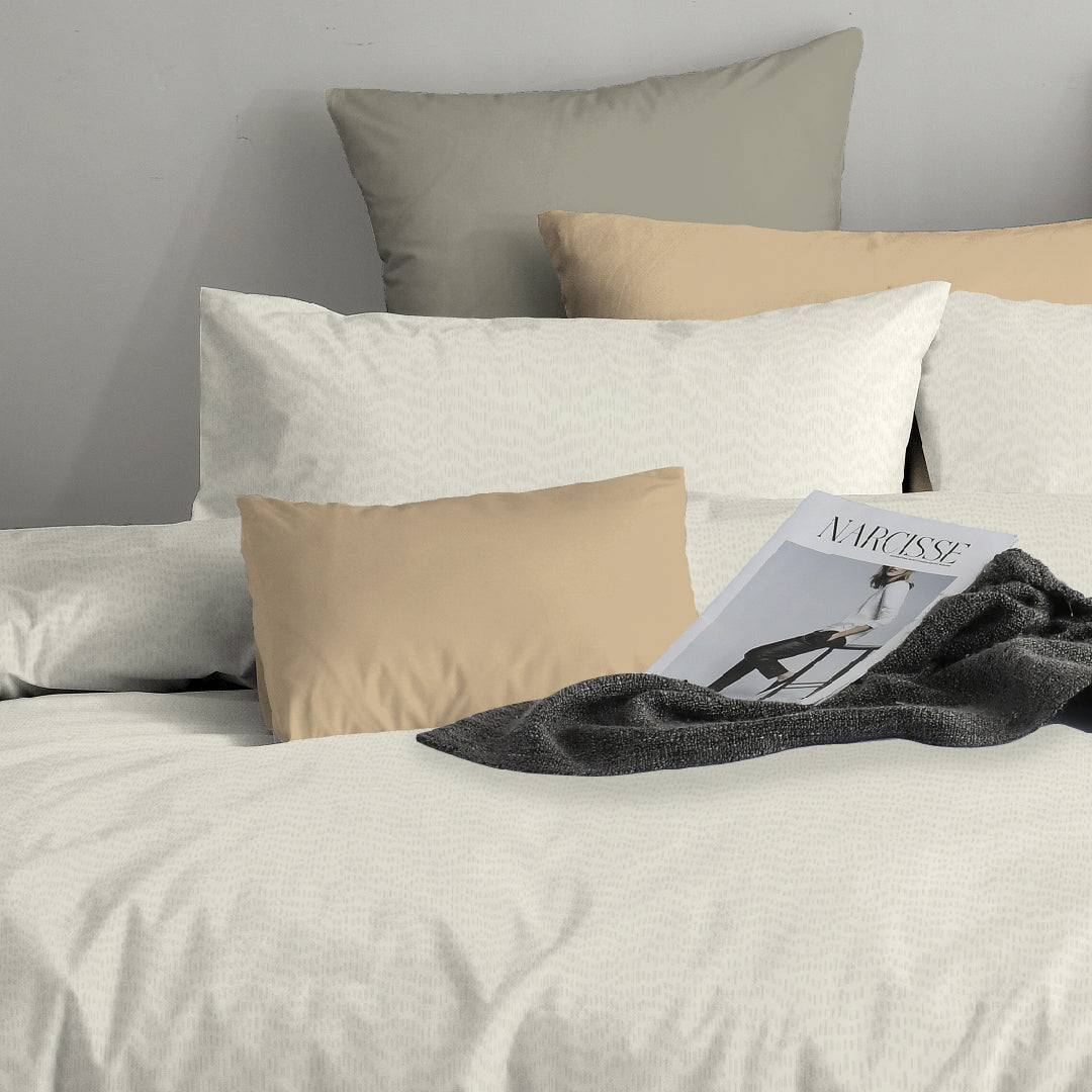 Novelle Room Inspo Fitted Bedsheet Set -  Cotton Non-Iron 900TC (Super Single/ Queen/ King) B1 B2 B4