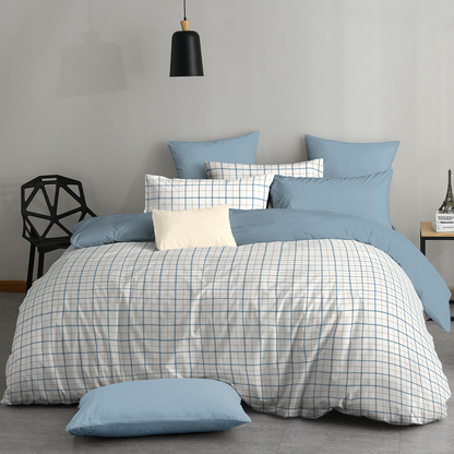 Novelle Pure Cotton Fitted Bedsheet Set | 100% Cotton 950TC