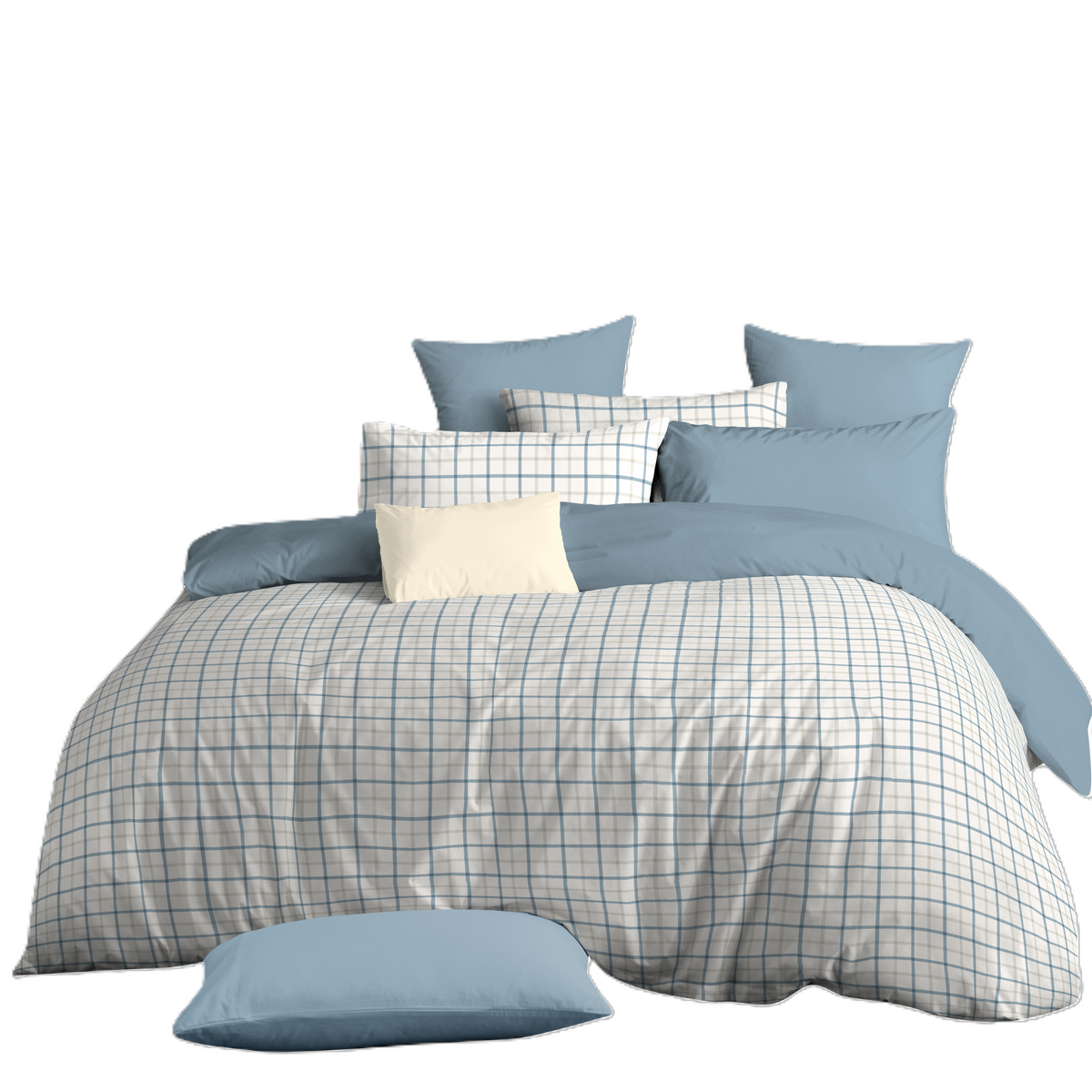 Novelle Pure Cotton Fitted Bedsheet Set | 100% Cotton 950TC