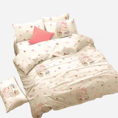 Novelle Fun Land Fitted Bedsheet Set | Cotton Non-Iron 900TC
