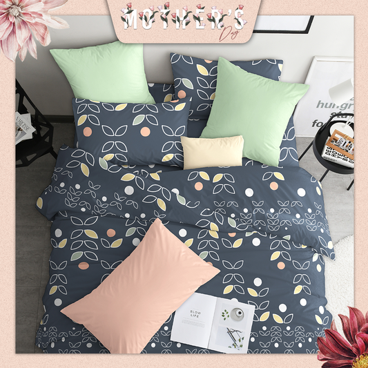 Bedtalk  Super Soft Yarn Cannes Collection Fitted Bedsheet Set - 700TC