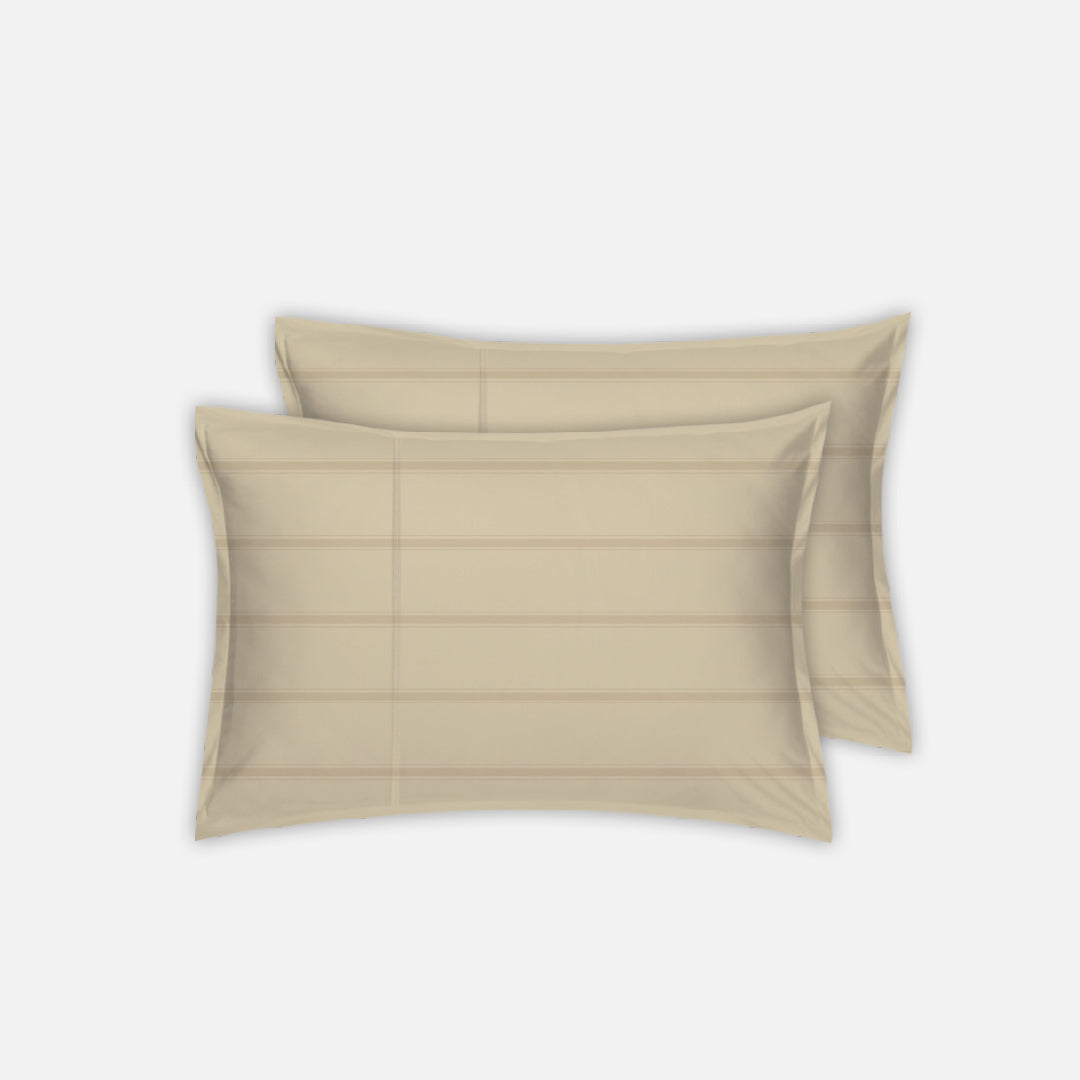Ann Taylor 100% Combed Cotton Sateen Modern Ease 2pcs Pillow Case -  980TC B2