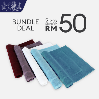 [MALAYSIA DAY BUNDLE DEAL] Jean Perry Manhattan Towelling Mat 2 @ RM50 - 100% cotton
