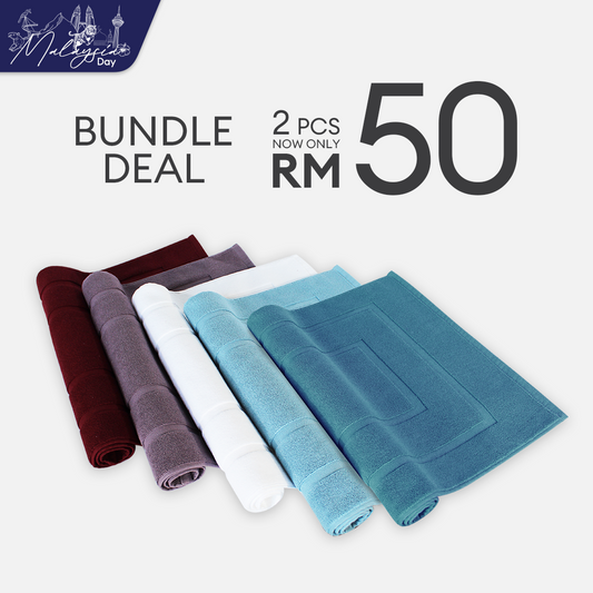 [MALAYSIA DAY BUNDLE DEAL] Jean Perry Manhattan Towelling Mat 2 @ RM50 - 100% cotton