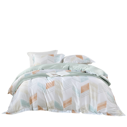 Jean Perry TENCEL™ Alexine Quilt Cover Set | 100% TENCEL™  1200TC
