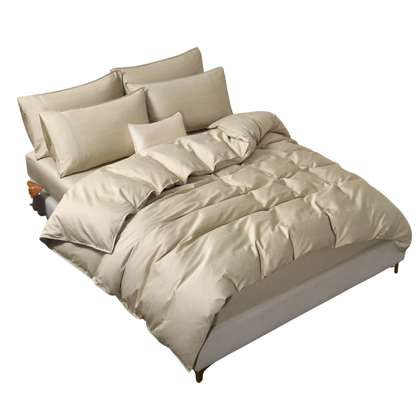 Jean Perry Clino Quilt Cover Set | 100% Combed Cotton Sateen  1200TC