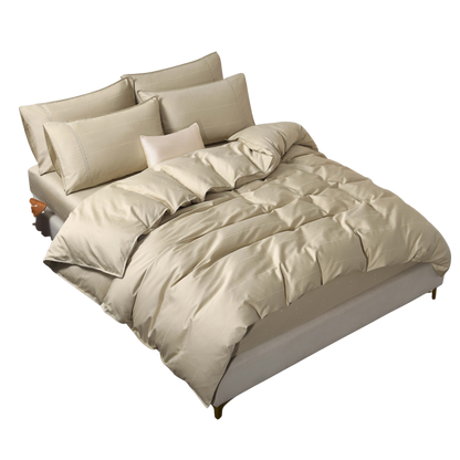 Jean Perry Clino Quilt Cover Set | 100% Combed Cotton Sateen  1200TC