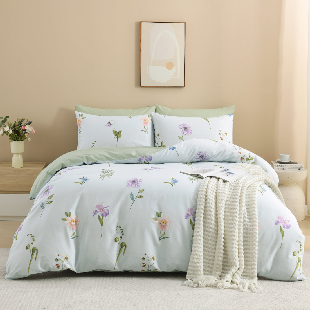 Jean Perry Marino Comforter Set - 100% Combed Cotton Sateen 950TC (Queen/King) B4 B5