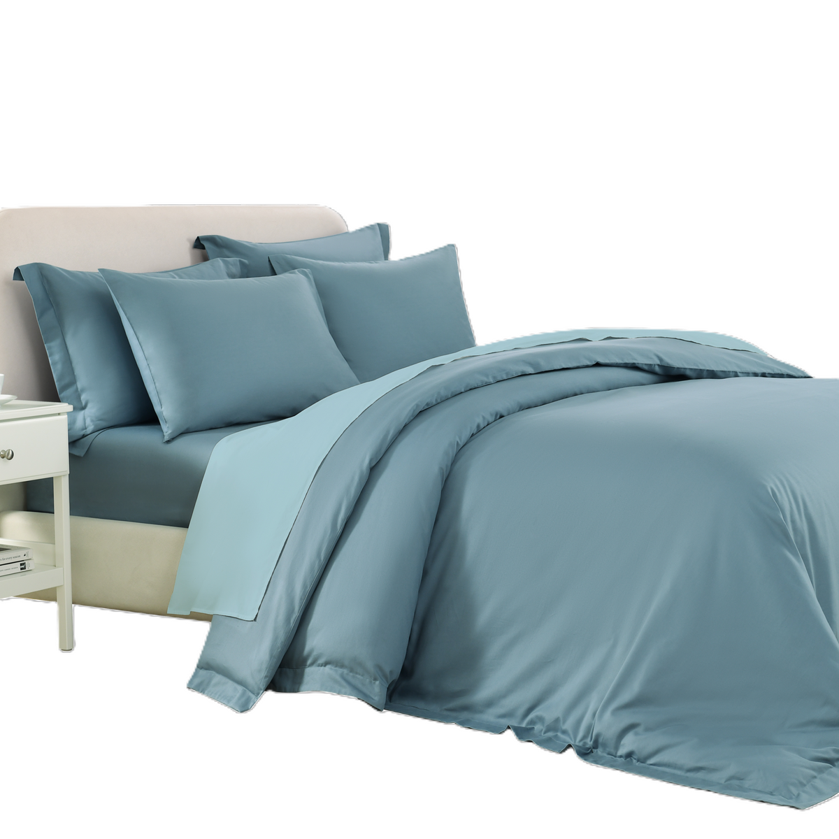 Jean Perry Colorie Fitted Bedsheet Set | 100% Combed Cotton Sateen 1000TC