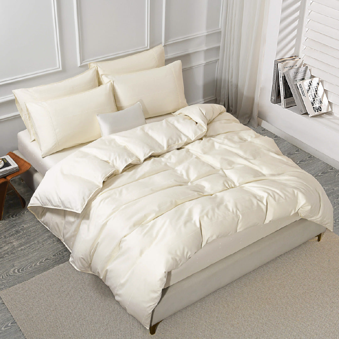 Jean Perry Clino Fitted Bedsheet Set | 100% Combed Cotton Sateen 1200TC