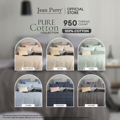 Novelle Pure Cotton Fitted Bedsheet Set - 100% Cotton (Super Single/Queen/King) B4/5/7