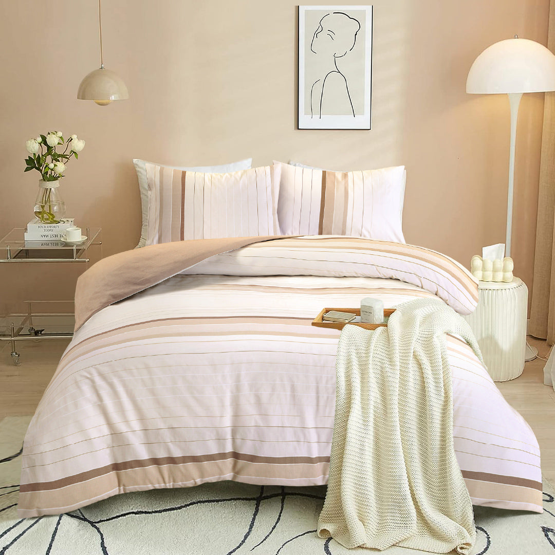 Jean Perry Marino Quilt Cover Set - 100% Combed Cotton Sateen 950TC (Queen/King) B6