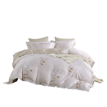 Jean Perry EcoSilk® Cascia Quilt Cover Set | 100% Natural Plant Fiber 1200TC