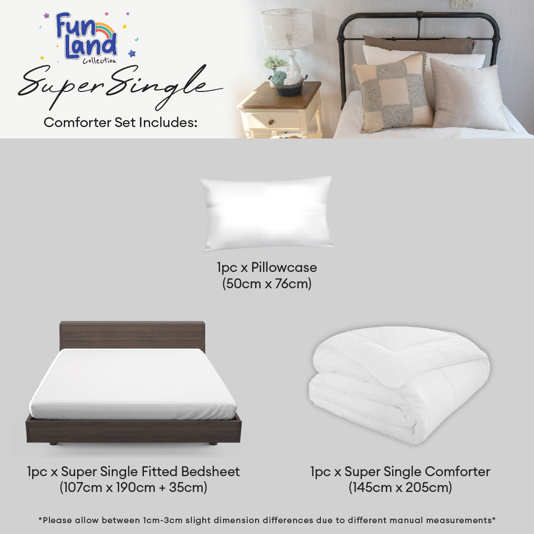 Novelle Fun Land Comforter Set - Cotton Non-Iron (Queen/King)