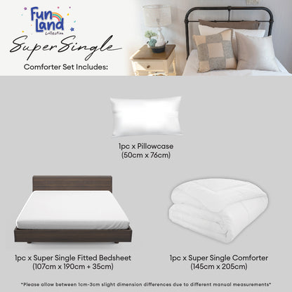 Novelle Fun Land Comforter Set - Cotton Non-Iron (Queen/King)