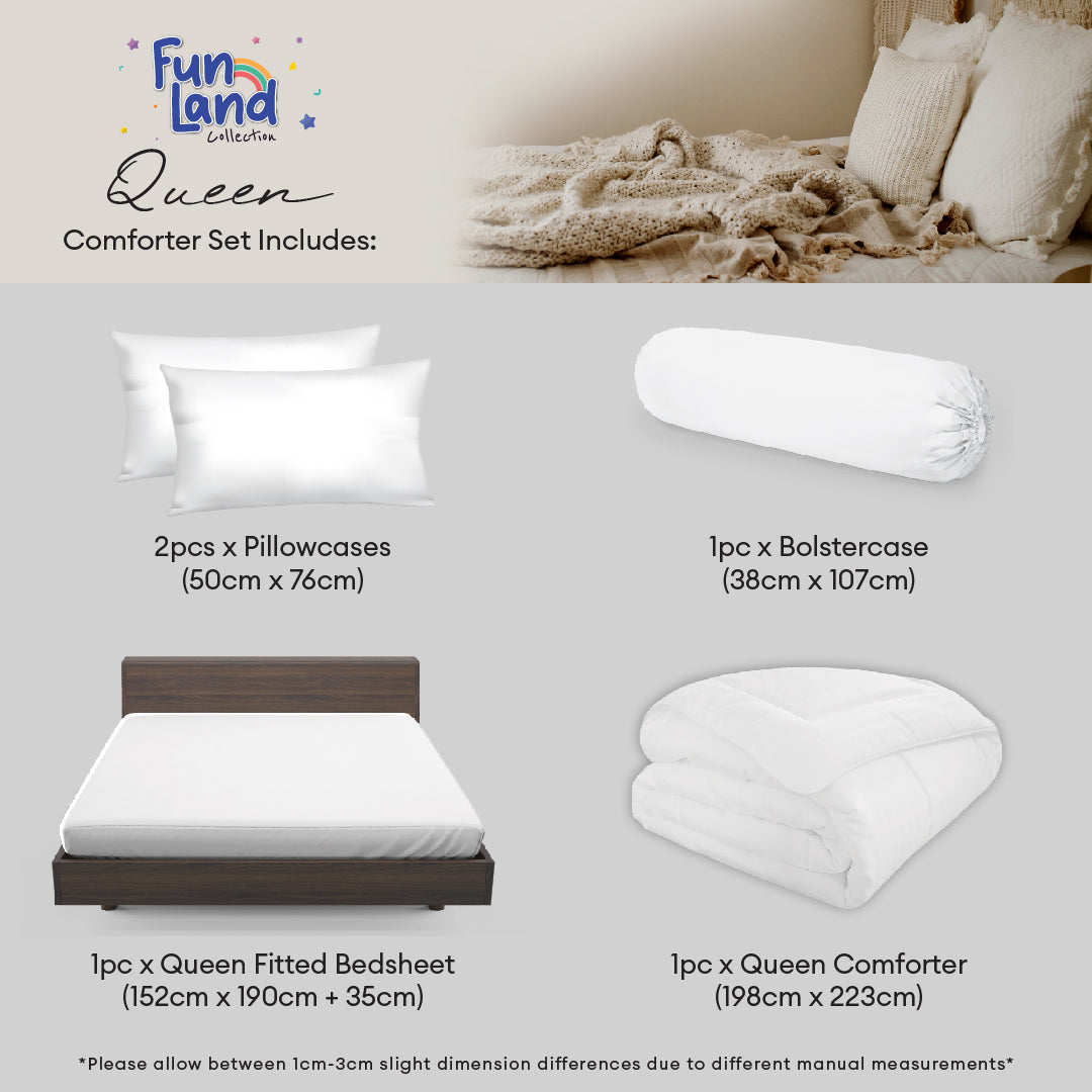 Novelle Fun Land Comforter Set - Cotton Non-Iron (Queen/King)