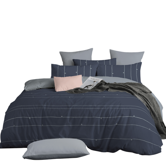 Novelle Pure Cotton Fitted Bedsheet Set | 100% Cotton 950TC