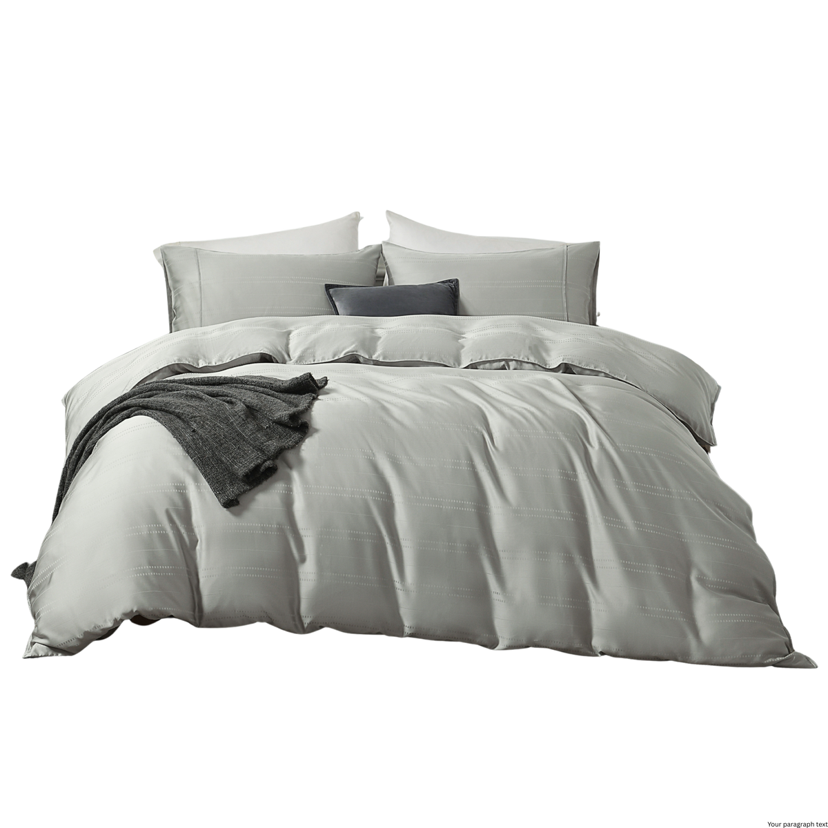 Jean Perry EcoSilk® Molise Fitted Bedsheet Set | 100% Natural Plant Fiber 1230TC