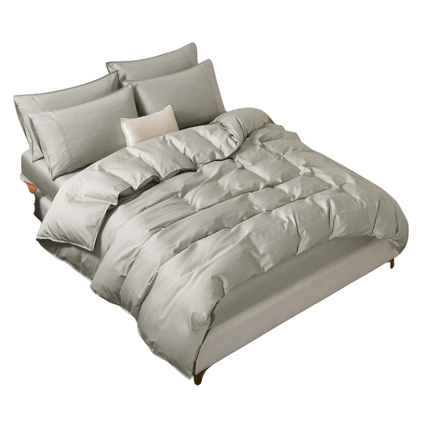Jean Perry Clino Quilt Cover Set | 100% Combed Cotton Sateen  1200TC